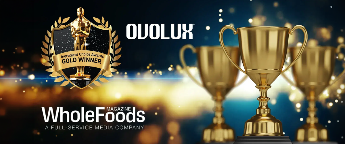 OVOLUX™天然蛋殼膜榮獲2026原料之選獎美容營養類金獎! OVOLUX™天然蛋殼膜美容營養原料獲獎